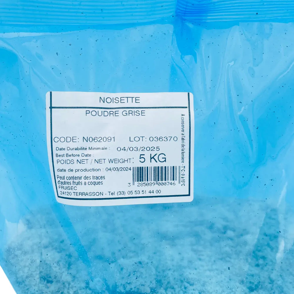 Noisette Poudre Grise 5 kg - Secret des chefs