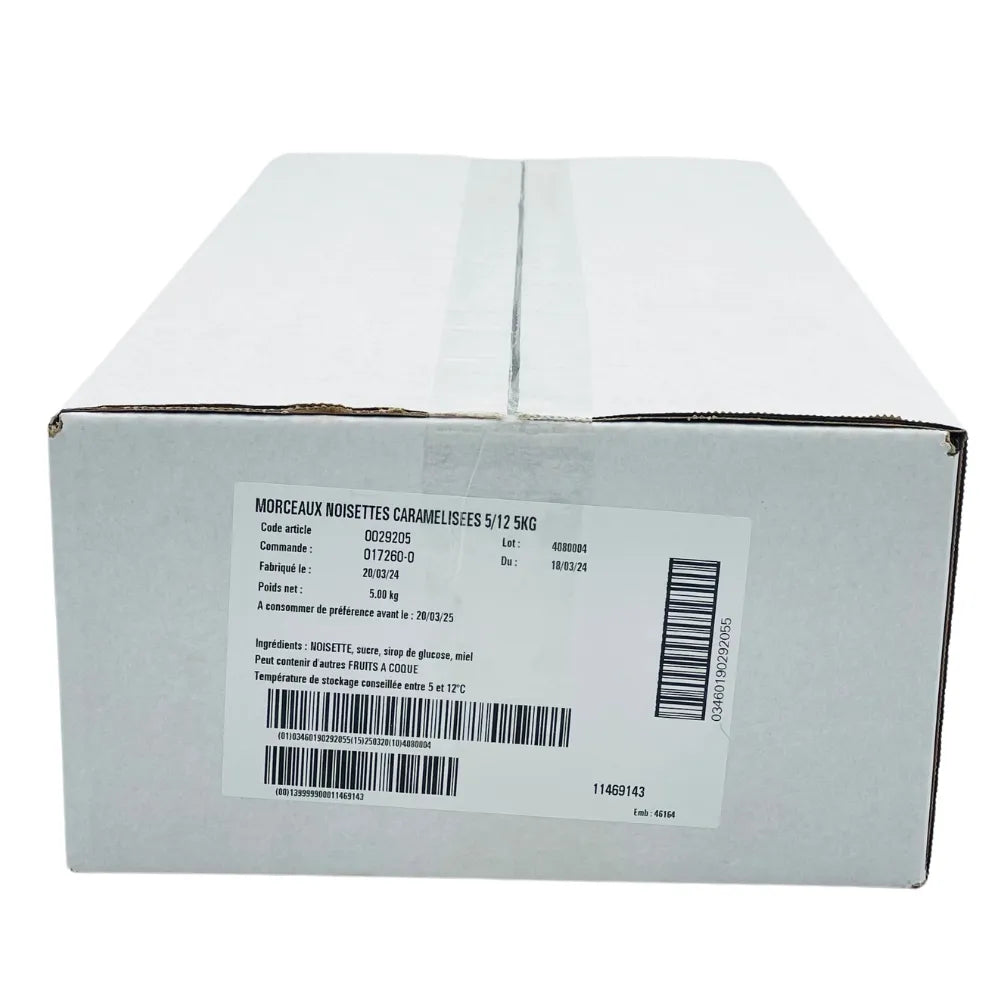 Morceaux de Noisettes Caramélisées 5/12 5 kg - Secret des chefs