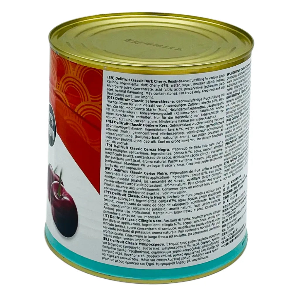 Fourrage Delifruit classic cerise Noire 67% - Secret des chefs