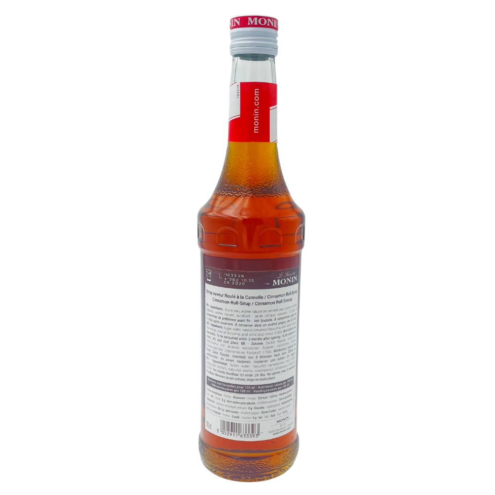 Sirop Monin - Roulé à la cannelle - 70cl