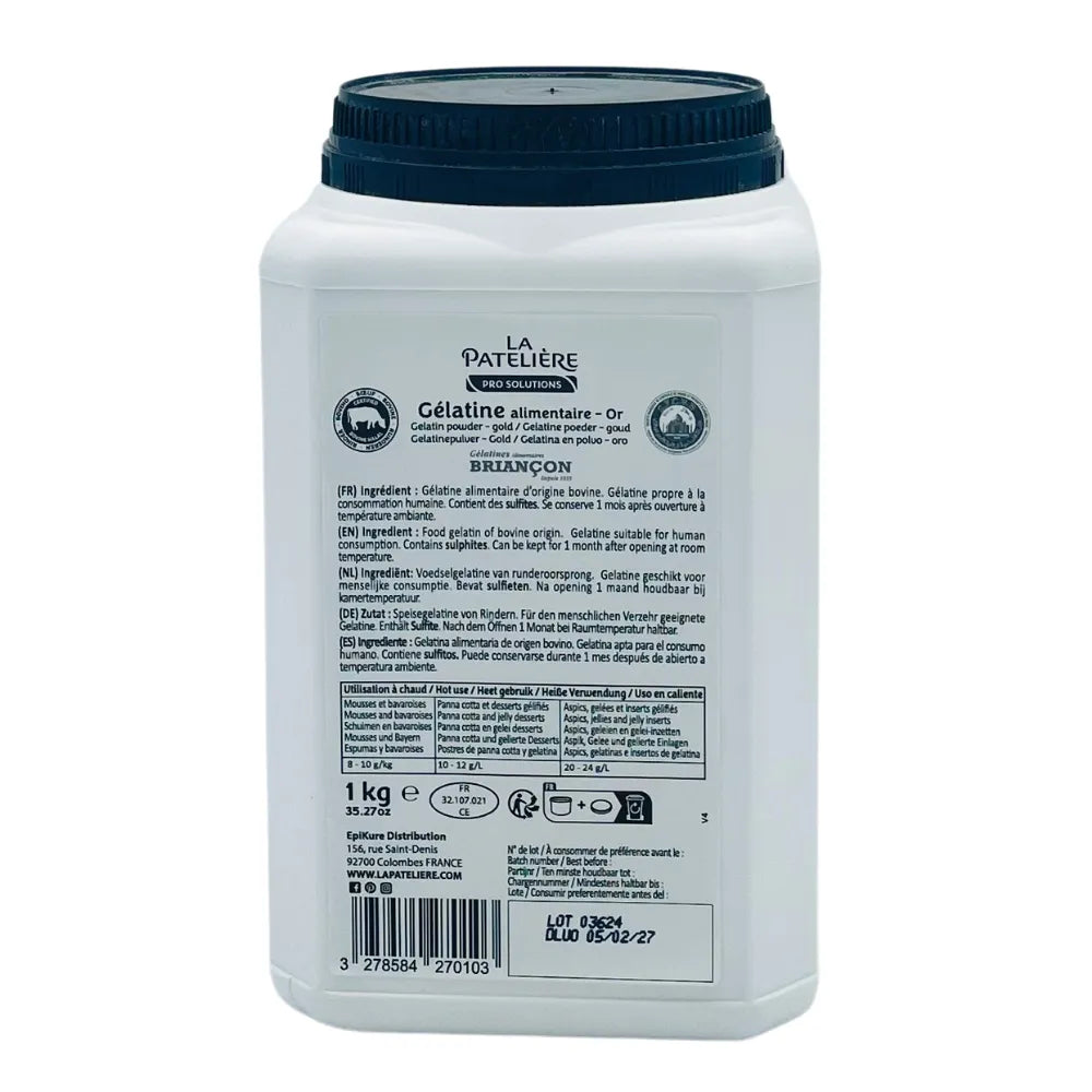 Gélatine Or en Poudre 1 kg - Secret des chefs