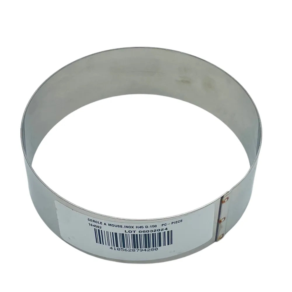 Cercle à Mousse Inox - Secret des chefs