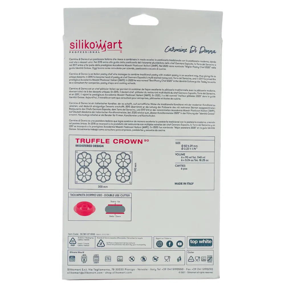 Moule Silicone 6 Truffles Crown - Secret des chefs