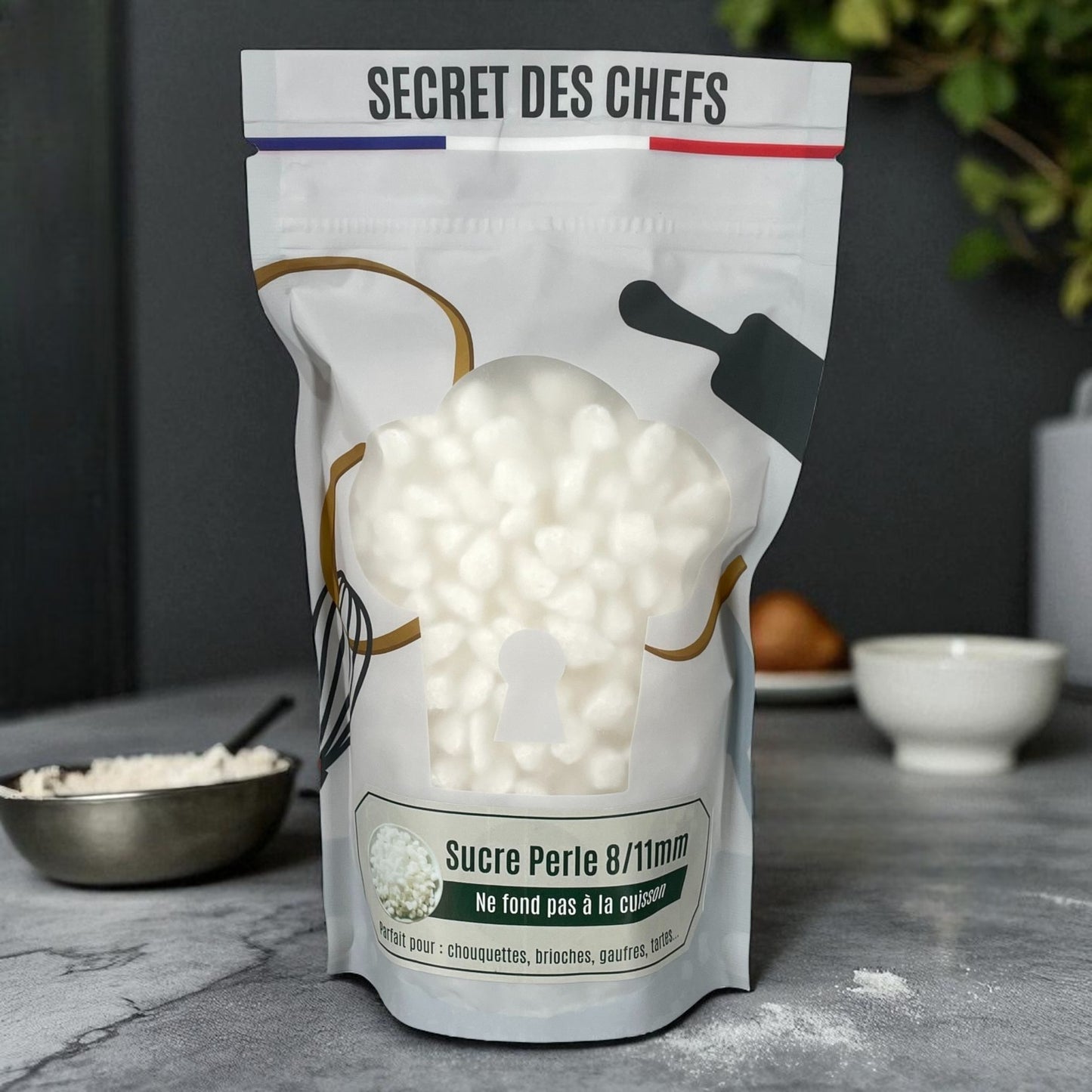 Sucre perle, grain 8/11mm 300g