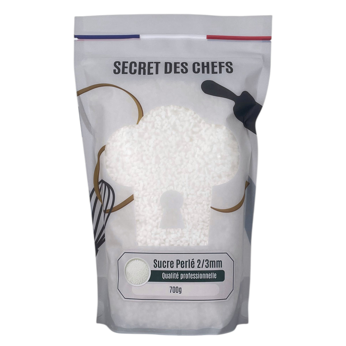 Sucre perle, grain 2/3mm