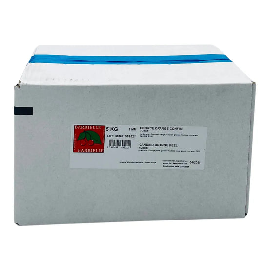 Cubes d'Écorce d'Orange Confite Barrielle, 5 kg - Secret des chefs