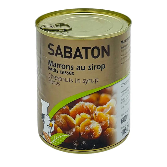 Marrons au Sirop Petits Cassés 600g SABATON - Secret des chefs