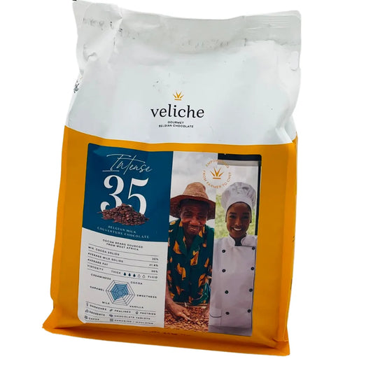 Chocolat de Couverture au Lait Intense 35% - 2,5 kg - Secret des chefs