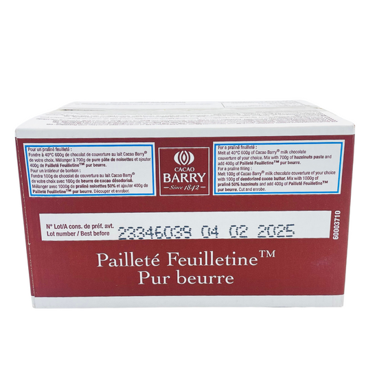 Pailleté Feuilletine Pur Beurre, 2.5 kg