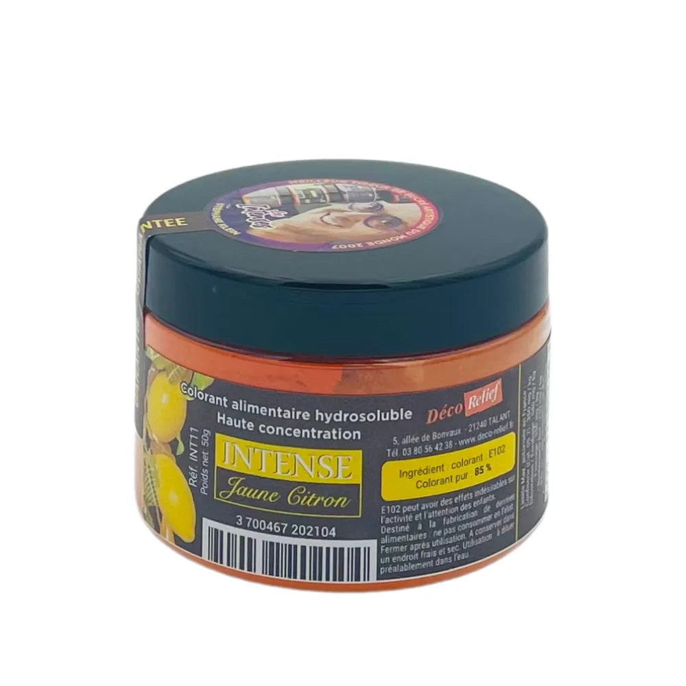 Colorant Alimentaire Hydrosoluble Intense 50g - Secret des chefs