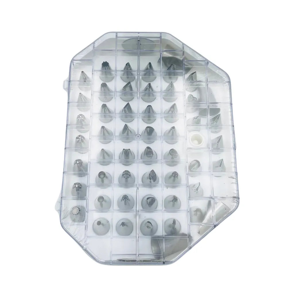 Douilles Décor Fin Inox Lot de 52 pcs - Secret des chefs