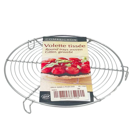 Grille Ronde à Pieds en Inox - Secret des chefs