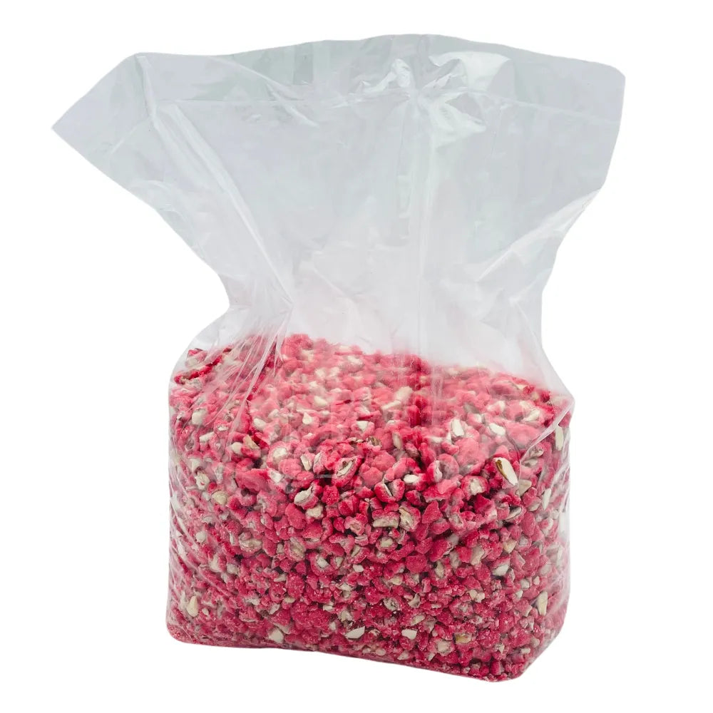 Pralines Rouges Concassées 15% Amandes 5 kg - Secret des chefs