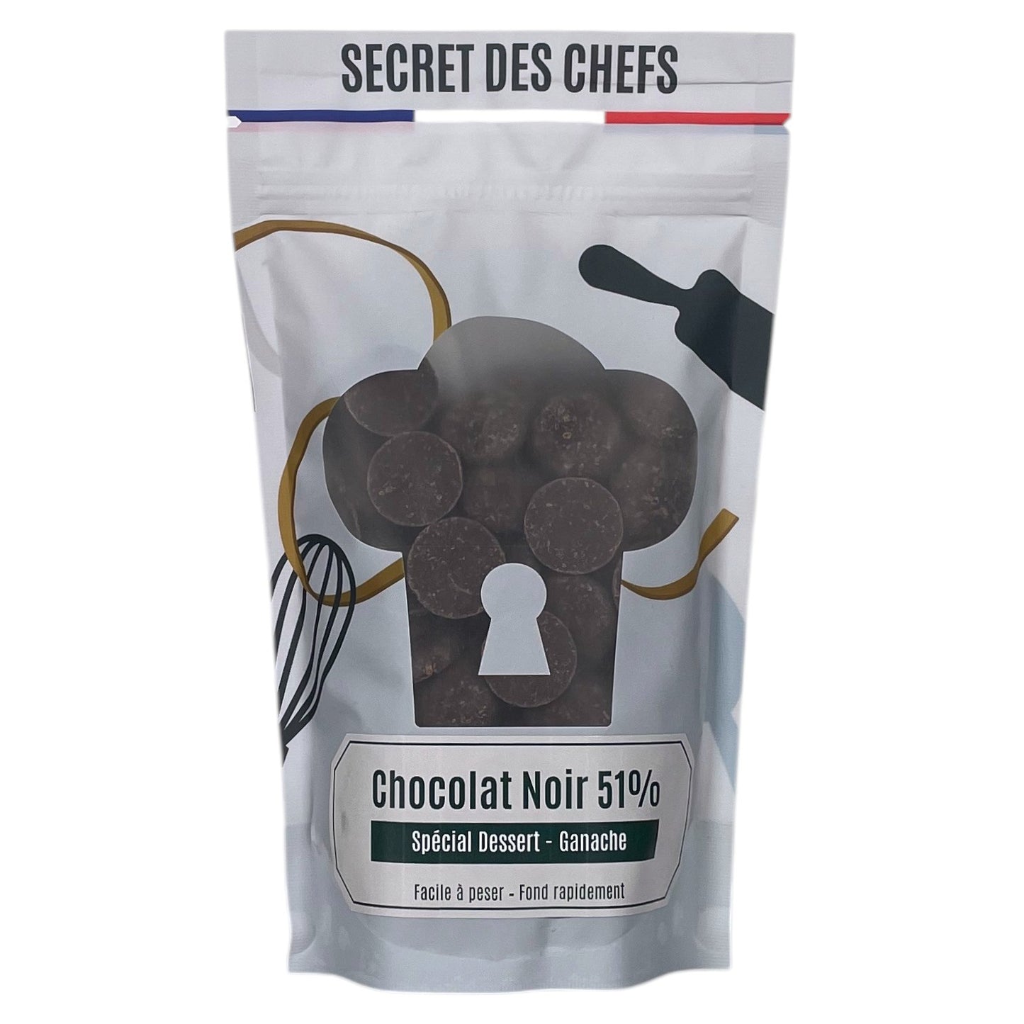 Chocolat Noir ganache 51%