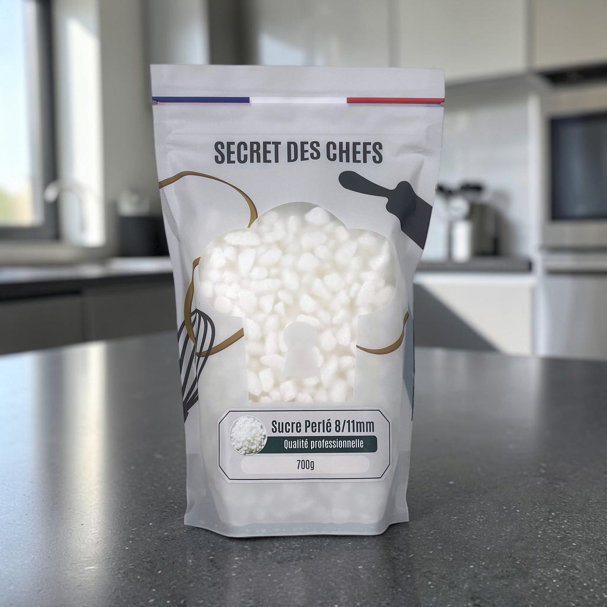 Sucre perle, grain 8/11mm