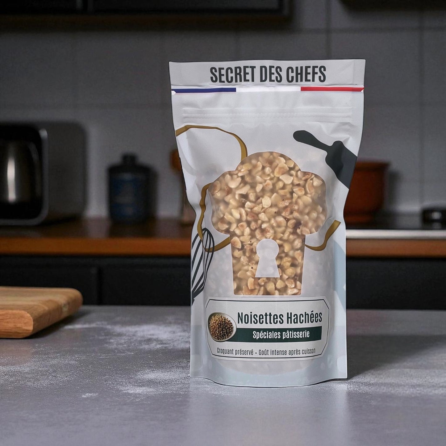 Noisettes hachées grillées 250g