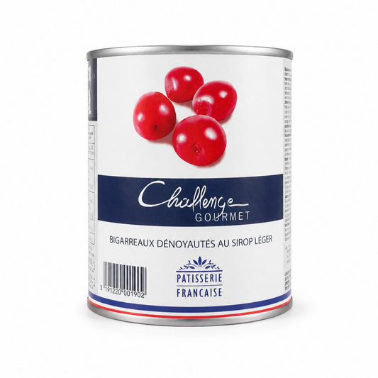 Bigarreaux Dénoyautés au Sirop Léger 465g